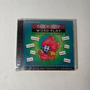 Vintage 1997 Therapy Word Play Refrigerator Magnets SEALED